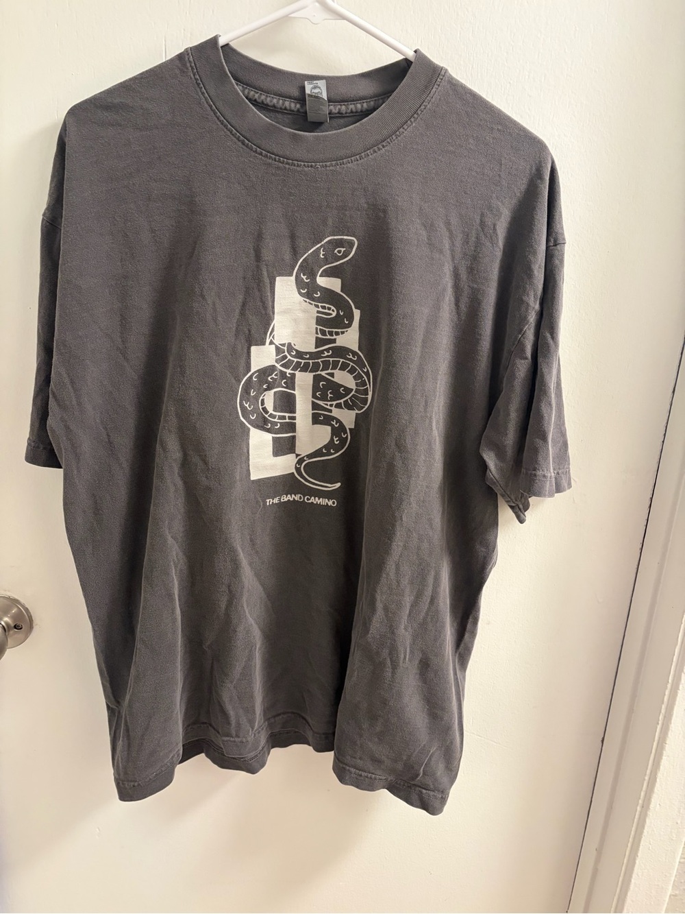 The Band CAMINO Snake Graphic T-Shirt Los Angeles Apparel L